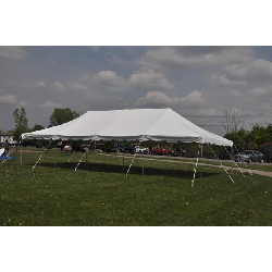 20 ft. x 40 ft. White Staked Tent