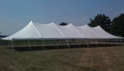 40 ft. x 120 ft. White Staked Tent