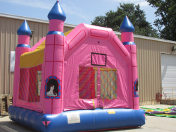 Castle Inflatable Bouncer (Pink)
