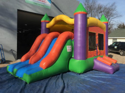 Duel Combo Castle Inflatable Bouncer