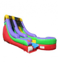 Retro Rainbow Water Slide Inflatable (15 ft.)