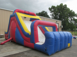 Rock Climbing Wall and Slide Inflatable Bouncer