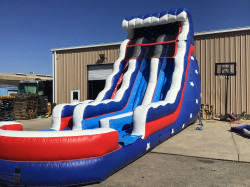 Stars & Stripes Water Slide Inflatable (22 ft.)