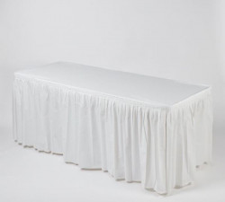 Kwik- Table Cover and Skirt (6 ft. and 8 ft. Banquet Tables)