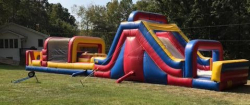Obstacle Course (58 ft.) and Rock-Climbing Wall
